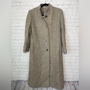 Vintage Saxton Hall size medium (15) gray & cream